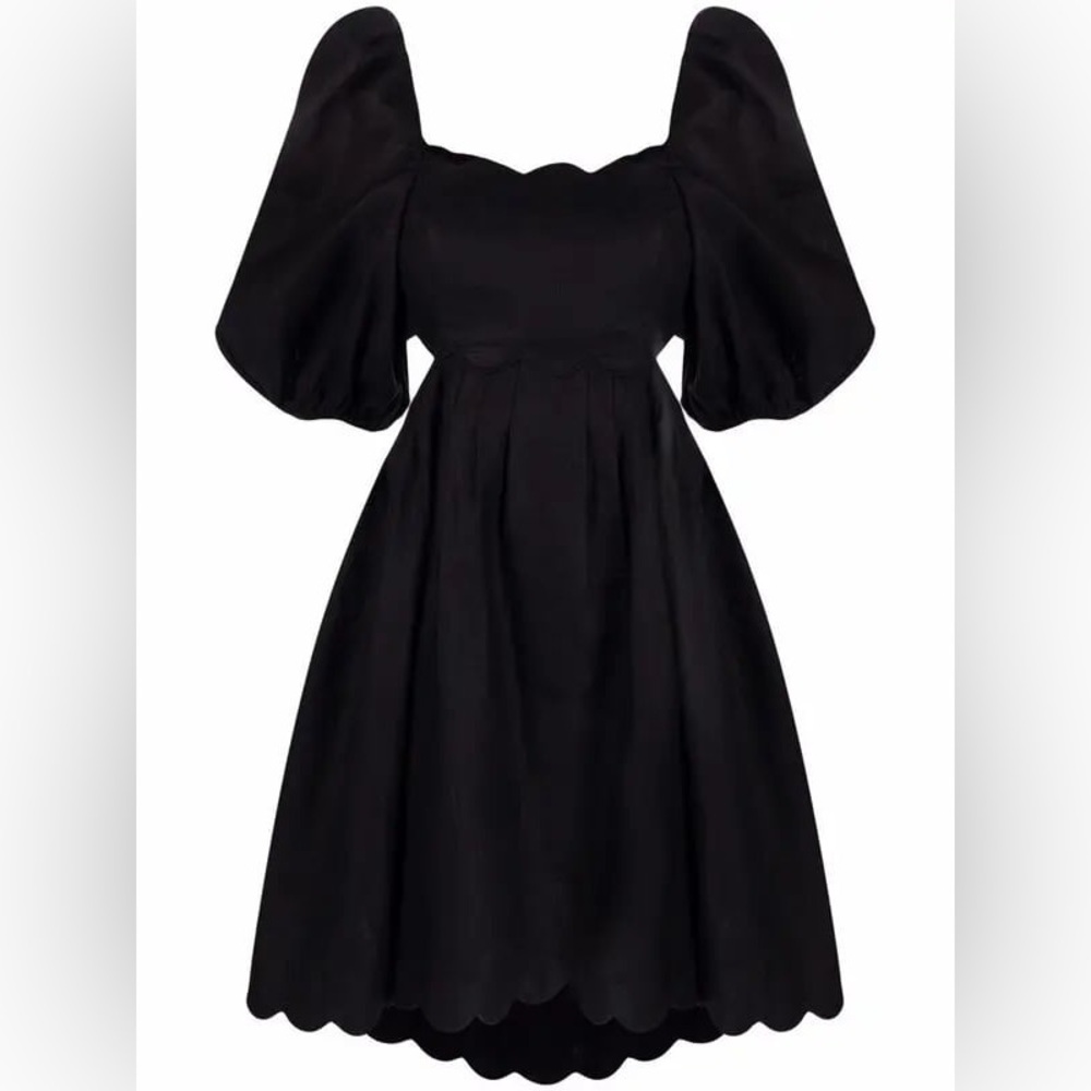 Zimmermann Black Mini Dress